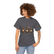 Unisex Heavy Cotton Tee, Funny T-Shirt, Cute Gift, Casual Wear, Gnome Lovers, Birthday Gift, Nature Enthusiast