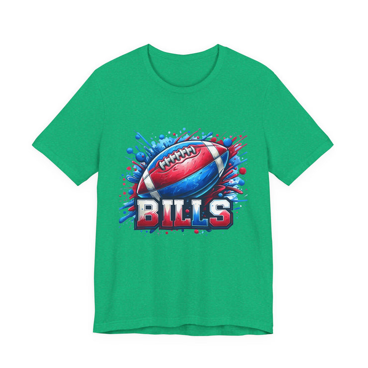 Bills Football Tee, Unisex Sports Shirt, Game Day Apparel, Team Spirit Wear, Gift for Fans, Sports Design