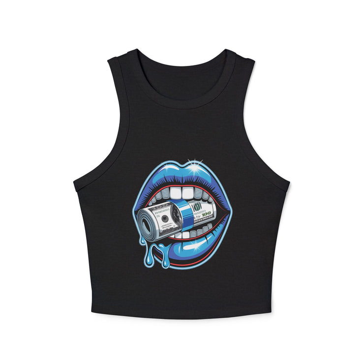Bold Graphic Crop Tank Top - Statement Apparel for Parties, Festivals, Night Outs, Music Lovers, Trendy Summer Wear