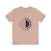 Inspirational Graphic Tee, Unisex T-Shirt, Motivational Quote Shirt, Faith-Based Apparel, Christian Design