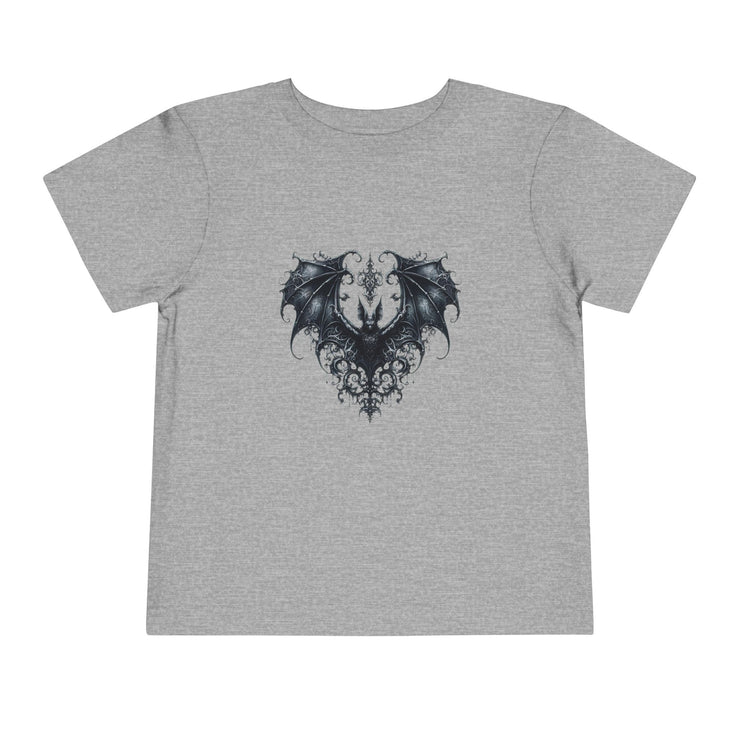 Gothic Dragon Toddler Tee, Cute Kids Shirt, Toddler Short Sleeve Tee, Unique Gift Idea, Halloween Outfit, Trendy Kids Apparel
