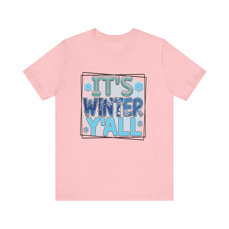 Winter Wonderland Unisex Tee, Cozy Winter Shirt, Holiday Gift for Friends, Seasonal Apparel, Cute Winter Graphic Tee