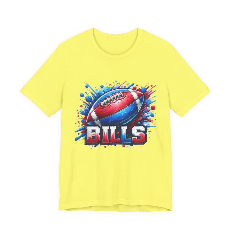 Bills Football Tee, Unisex Sports Shirt, Game Day Apparel, Team Spirit Wear, Gift for Fans, Sports Design