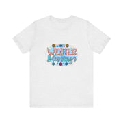 Winter Blessings Unisex Jersey Tee, Cozy Winter T-shirt, Holiday Gift, Seasonal Apparel, Comfortable Casual Wear