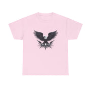 Bold Eagle Graphic Tee, Unisex Heavy Cotton T-Shirt, Wildlife Art Shirt, Nature Lover Gift, Casual Style Top