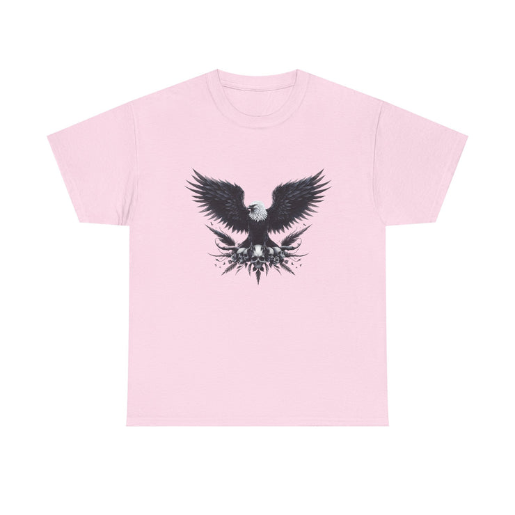 Bold Eagle Graphic Tee, Unisex Heavy Cotton T-Shirt, Wildlife Art Shirt, Nature Lover Gift, Casual Style Top