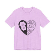 Heartfelt Love Quote Tee, Inspirational Unisex Shirt, Gifts for Her, Casual Outfit, Valentine/Anniversary Gift, Motivational Apparel