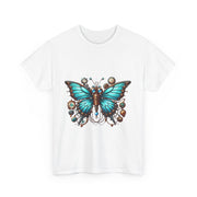 Butterfly Graphic Tee, Vintage-Inspired Shirt, Nature Lover's Gift, Spring Fashion, Eco-Friendly Unisex Tee