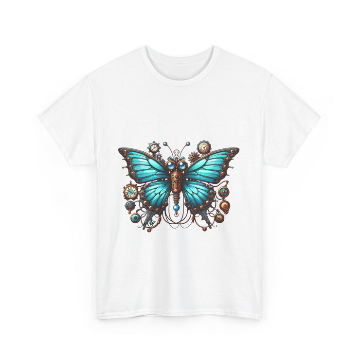 Butterfly Graphic Tee, Vintage-Inspired Shirt, Nature Lover's Gift, Spring Fashion, Eco-Friendly Unisex Tee