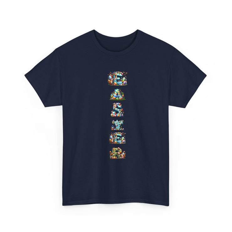 Colorful Cartoon Animal Unisex Heavy Cotton Tee - Gift for Animal Lovers, Cute T-Shirt for Kids & Adults, Fun Birthday, Casual Wear