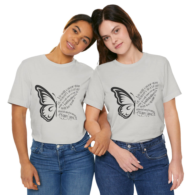 Inspirational Quote Tee, Motivational Shirt, Unisex Graphic T-Shirt, Gift for Her,Butterfly Love