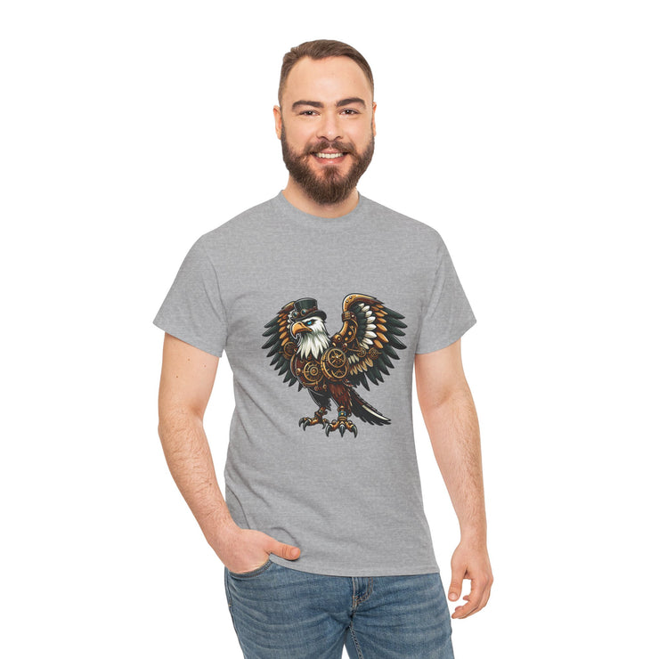 Eagle Graphic Tee, Unisex Heavy Cotton Shirt, Animal Lover Gift, Nature T-Shirt, Wildlife Apparel, Casual Daily Wear