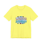 Winter Blessings Unisex Jersey Tee, Cozy Winter T-shirt, Holiday Gift, Seasonal Apparel, Comfortable Casual Wear