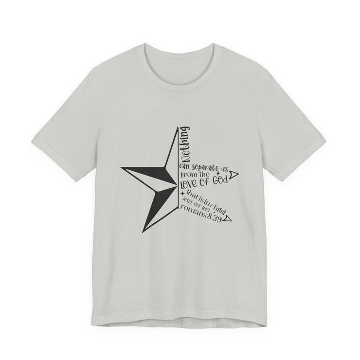 Inspirational Star Graphic Tee | Motivational Unisex Jersey Shirt, Casual Wear, Gift for Friends, Christian Design
