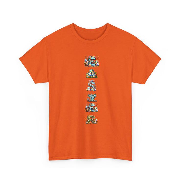 Colorful Cartoon Animal Unisex Heavy Cotton Tee - Gift for Animal Lovers, Cute T-Shirt for Kids & Adults, Fun Birthday, Casual Wear