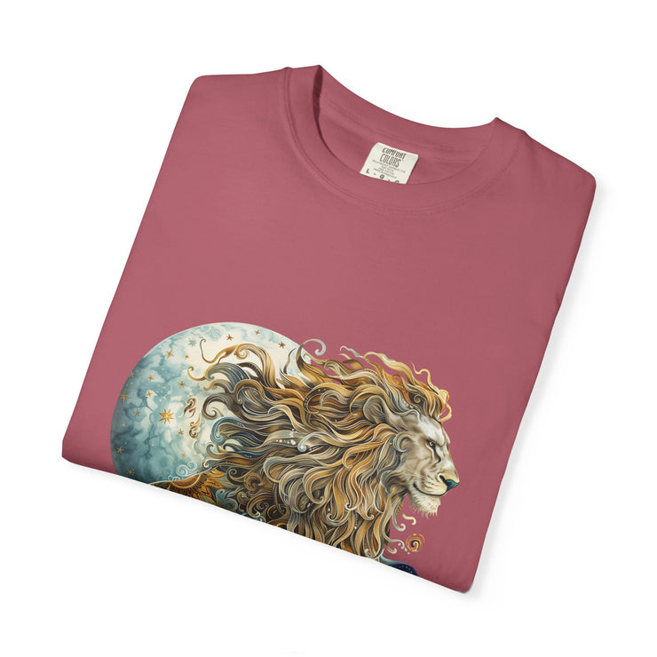Celestial Lion T-Shirt - Unisex Graphic Tee for Astrology Lovers, Gifts for Her, Gifts for Him, Birthday, Mythical Creatures, Everyday [...]