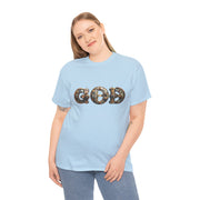 Unisex Heavy Cotton Tee, Inspirational Gift, Casual Wear, Street Style, Spiritual Apparel, Everyday Comfort