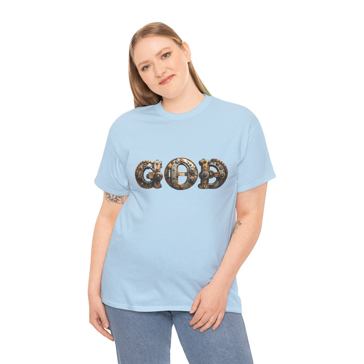 Unisex Heavy Cotton Tee, Inspirational Gift, Casual Wear, Street Style, Spiritual Apparel, Everyday Comfort