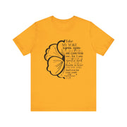 Inspirational Floral Tee | Faith-Based Motivational Shirt, Everyday Casual Wear, Gift for Friends, Church Events, Christian Design
