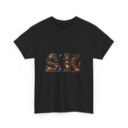 Unisex Heavy Cotton Tee, Halloween Design, Skshirt