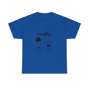 Friendship Unisex Heavy Cotton Tee - Perfect Gift for Friends, Casual Wear, Celebration Tees, Summer Fashion, Unique Friendship Gift