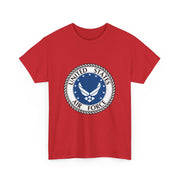 US Air Force Unisex Heavy Cotton Tee - Patriotic Apparel, Veteran Gift, Military T-Shirt, Casual Wear, Everyday Comfort