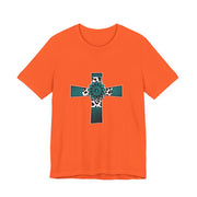 Stylish Religious Cross Tee, Unisex Trendy Shirt for Faith & Inspiration, Perfect Gift for Easter, Baptism, or Everyday Wear