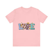 Love-Inspired Unisex Jersey Tee, Casual Wear, Gift for Her,  Sweetheart Gift, Summer Fashion, Festival Outfit