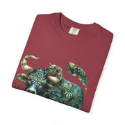 Bohemian Bull T-Shirt, Artistic Graphic Tee, Unisex Shirt for Cow Lovers, Gift for Occasions, Casual Wear, Eco-Friendly Style