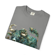 Bohemian Bull T-Shirt, Artistic Graphic Tee, Unisex Shirt for Cow Lovers, Gift for Occasions, Casual Wear, Eco-Friendly Style