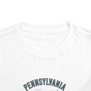 Pennsylvania Adventure Toddler Tee, Cute Kids Shirt, Gift for Little Explorers, Vacation Outfit, USA States Design