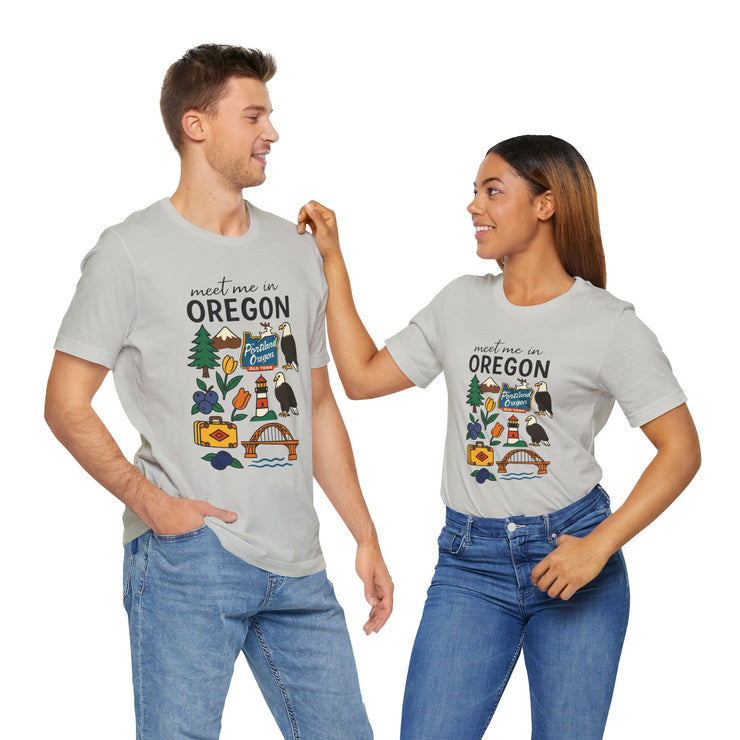 Oregon State Pride Tee, Explore Oregon T-Shirt, Travel Souvenir Shirt, USA States Design