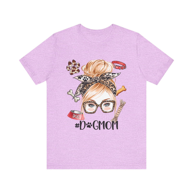 Dog Mom Short Sleeve Tee, Dog Lover T-Shirt, Pet Owner Gift, Animal Lover Apparel, Unique Birthday Gift, Mothers Day