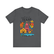 Texas-Inspired Unisex Tee: Meet Me in Texas Graphic T-Shirt, Gift for Texans, Summer Outfit, USA States Design