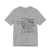 Faith-Inspired Unisex Short Sleeve Tee, Inspirational Shirt, Christian Apparel, Religious Gifts, Scripture T-Shirt