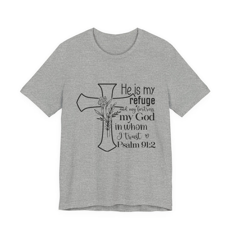 Faith-Inspired Unisex Short Sleeve Tee, Inspirational Shirt, Christian Apparel, Religious Gifts, Scripture T-Shirt