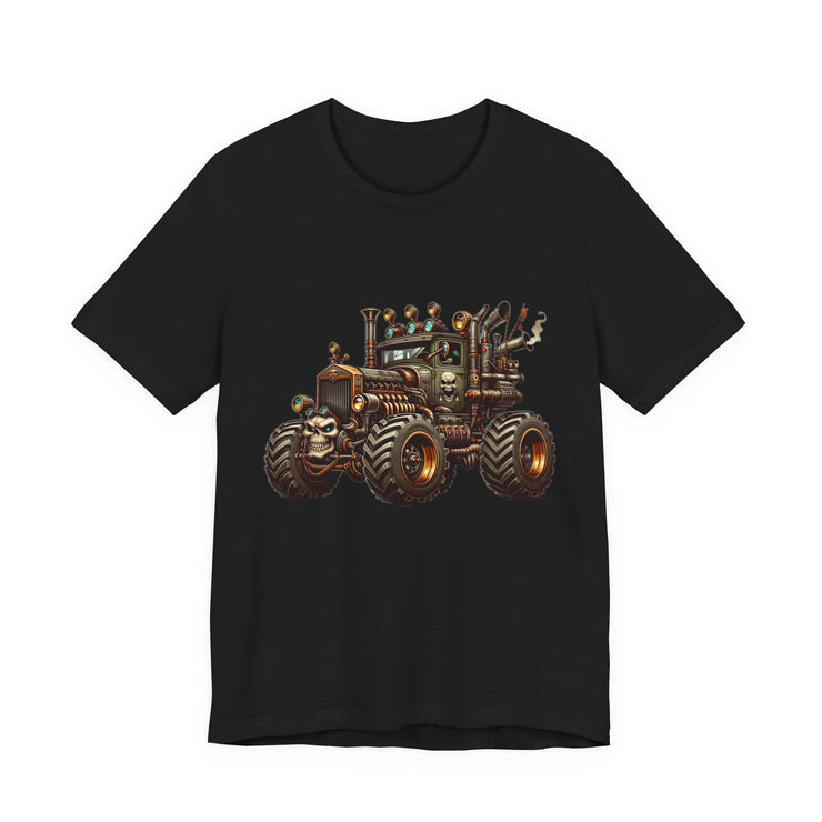 Rustic Tractor Graphic Tee, Farm Life Apparel, Unisex Jersey Tee, Country Style Shirt, Gift for Farmers, Car Design