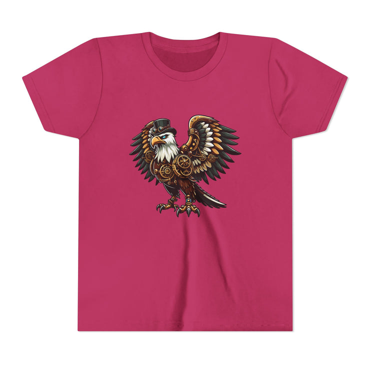 SKShirt Eagle Youth Tee - Unique Graphic Shirt, Bird Lover Gift, Nature-Themed Apparel, Fashion for Kids, Cool Kids' Clothing