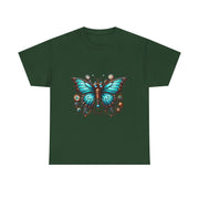 Butterfly Graphic Tee, Vintage-Inspired Shirt, Nature Lover's Gift, Spring Fashion, Eco-Friendly Unisex Tee