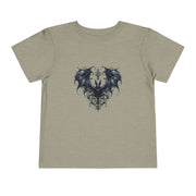 Gothic Dragon Toddler Tee, Cute Kids Shirt, Toddler Short Sleeve Tee, Unique Gift Idea, Halloween Outfit, Trendy Kids Apparel