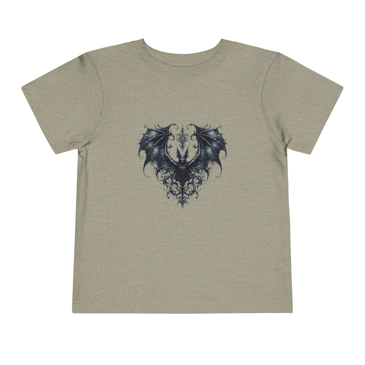Gothic Dragon Toddler Tee, Cute Kids Shirt, Toddler Short Sleeve Tee, Unique Gift Idea, Halloween Outfit, Trendy Kids Apparel