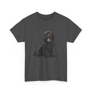 Dog Lover Unisex Heavy Cotton Tee, Pet Owner Gift, Cute Dog Shirt, Casual Wear, Animal Lover Tee, Everyday Comfort