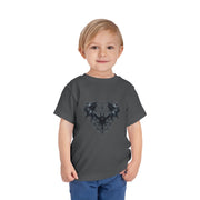 Gothic Dragon Toddler Tee, Cute Kids Shirt, Toddler Short Sleeve Tee, Unique Gift Idea, Halloween Outfit, Trendy Kids Apparel