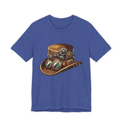 Steampunk Hat Tee, Steampunk T-Shirt, Retro Graphic Tee, Gift for Nerds, Cosplay Costume Top