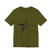 Inspirational Star Graphic Tee | Motivational Unisex Jersey Shirt, Casual Wear, Gift for Friends, Christian Design