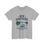 New Hampshire Adventure Tee - Unisex Heavy Cotton Tee, Vintage State Shirt, Nature Lover Gift, USA States Design