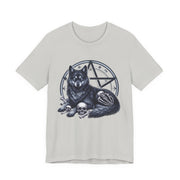 Gothic Wolf Tee | Unisex Graphic Shirt, Casual Outfit, Halloween Gift, Spooky Style, Animal Lover Apparel