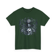 Gothic Spider Graphic Tee | Unisex Heavy Cotton Tee, Halloween Shirt, Alternative Fashion, Edgy Apparel, Gift for Her/Him