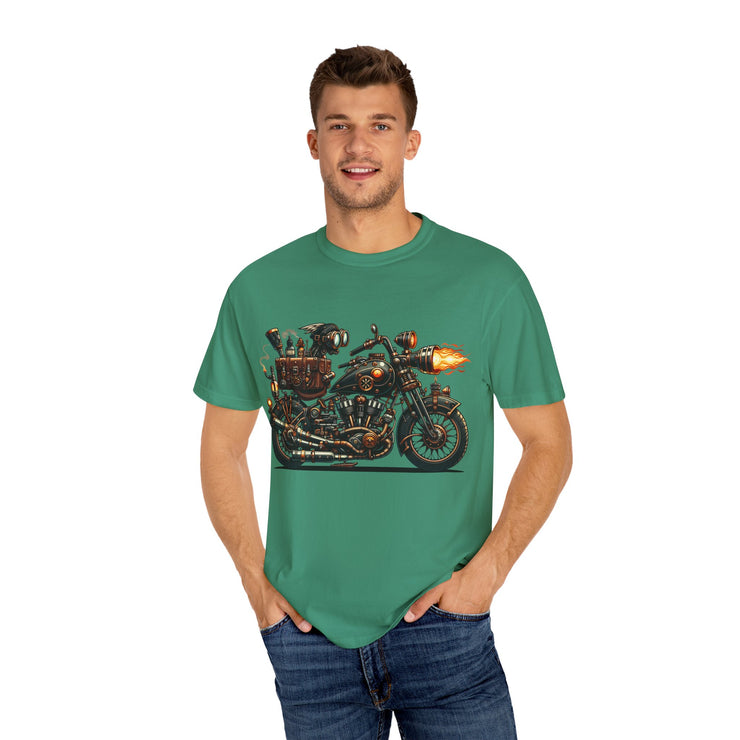 Motorcycle T-Shirt, Unisex Graphic Tee, Biker Shirt, Gift for Him/Her, Festival Apparel, Cool Casual Wear, Bike Design