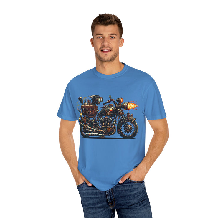 Motorcycle T-Shirt, Unisex Graphic Tee, Biker Shirt, Gift for Him/Her, Festival Apparel, Cool Casual Wear, Bike Design